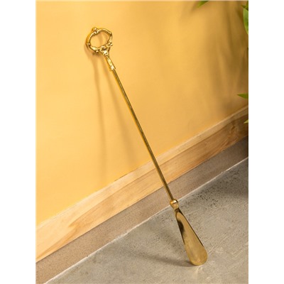 Ложка для обуви «Царская», 51 см, латунь