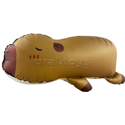 Шар 3D (33''/84 см) Фигура, Капибара, Сатин, 1 шт. в уп.