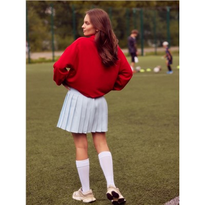 Свитшот женский MINAKU: Casual Collection, красный, размер 44