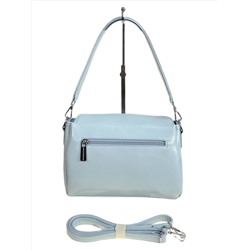 Женская сумка из искусственной кожи, цвет голубой