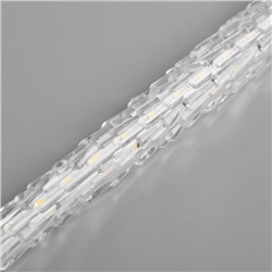 УЦЕНКА Гирлянда «Сосульки рифленые» 2.5×0.5 м, IP65, прозрачная нить, 288 LED, свечение мульти с эффектом стекания, 12 В