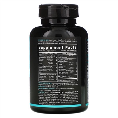 Sports Research, Digestive Enzymes, Plant-Based, 90 Veggie Capsules