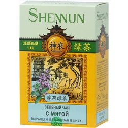 SHENNUN. Зеленый. Мята 100 гр. карт.упаковка