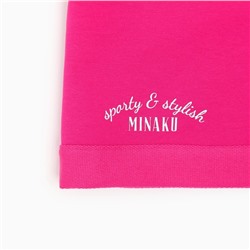 Шорты женские MINAKU: Casual collection, фуксия, размер 42