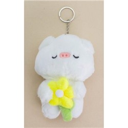 Брелок плюшевый "Pig flower dream", pink 12х8х5 см 140P-002B