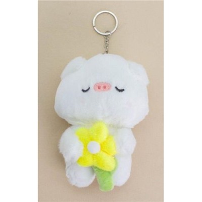 Брелок плюшевый "Pig flower dream", pink 12х8х5 см 140P-002B