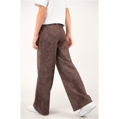 Брюки палаццо из футера для девочки Happyfox