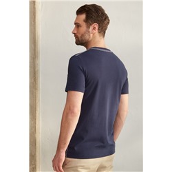 Фуфайка (футболка) муж BeGood SS23MJ240A темно-синий