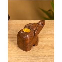 Подставка под благовония «Слоник», 6.5×10×4.5 см, дерево шишам