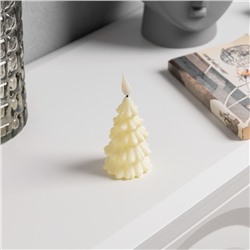 Светодиодная фигура «Ёлочка» 6×12×6 см, пластик, батарейки AG13×3 (в комплекте), свечение тёплое белое