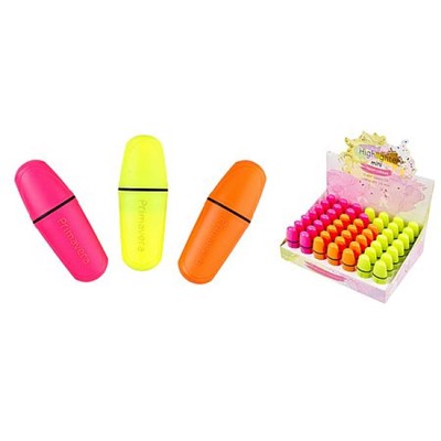 Текстовыделитель 1-5мм "Primavera Mini" 22-0182 (желтый,розовый,оранжевый) Отгрузка кратно 49 Bruno Visconti