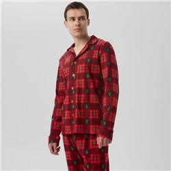 Пижама мужская KAFTAN Red mood, размер 52