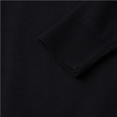 Джемпер для мальчика школьный, цвет чёрный, рост 122 см