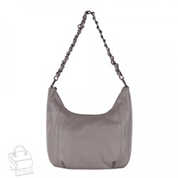 Сумка женская кожаная 8559 gray white Polina&Eiterou