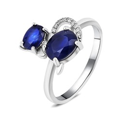 Кольцо, сапфир корунд, SL-RIC112