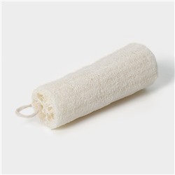 Мочалка для тела натуральная Доляна, 18×6 см