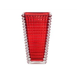 Ваза для цветов 23см стеклянная квадратная 230FX- RED
