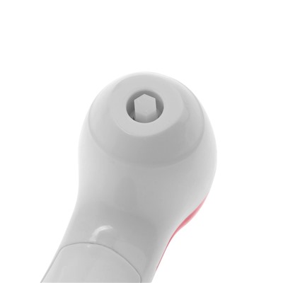 Щётка для массажа и умывания LMZ-039, 5 в 1, для лица и тела, электрическая, от батареек 2хAA, розовая