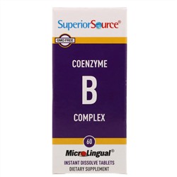 Superior Source, Комплекс коэнзима B, 60 быстрорастворимых таблеток
