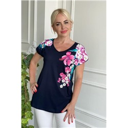 Футболка 7158/1 (Темно-синий)