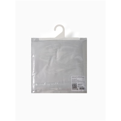 Пододеяльник 2-спальный «Этель», 175×220 см, светло-серый, сатин