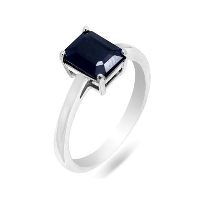 Кольцо из серебра сапфир корунд, SL-RIC52