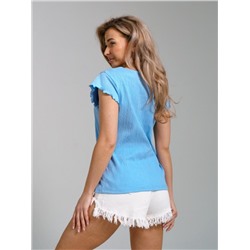 Блузка БЖ-07 (Голубой)