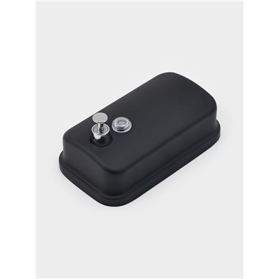 Диспенсер для жидкого мыла Stölz, механический, 800 мл, нержавеющая сталь, чёрный