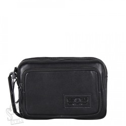 Сумка мужская кожаная 4039-1TR black Tough Ryder