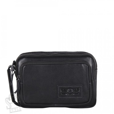 Сумка мужская кожаная 4039-1TR black Tough Ryder в Новосибирске