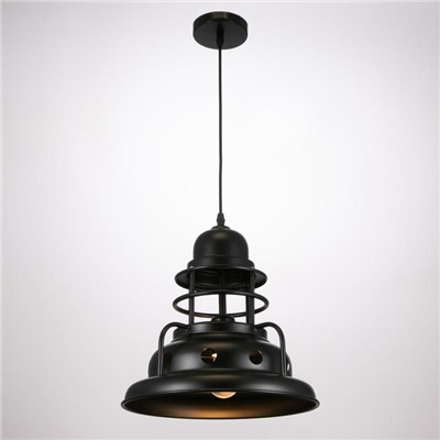 Светильник BayerLux 1249/1BK E27 40 Вт черный 29.5×29.5×32-132 см