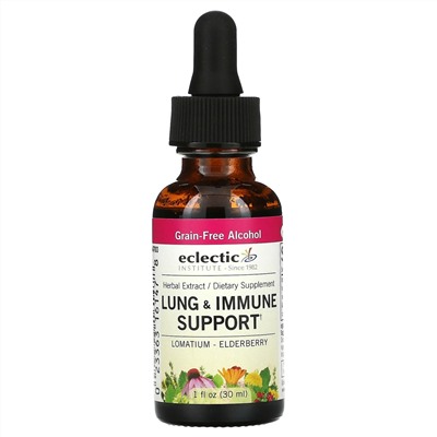 Eclectic Institute, Lung & Immune Support, 1 fl oz ( 30 ml)