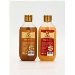 Подарочный набор новогодний в корзине, гель для душа, пена для ванны, мочалка и полотенце, URAL LAB