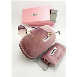 Набор женские солнцезащитные очки, коробка, чехол + салфетки #22770492