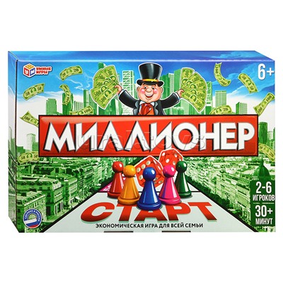 Настольная бизнес-игра. Миллионер.