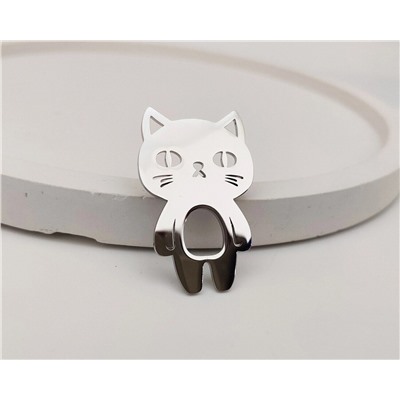 Брошь Котик