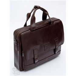 Портфель мужской кожаный 816XXL brown Fuzhiniao в Новосибирске