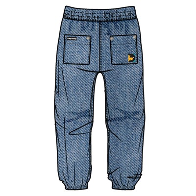 Брюки текстильные джинсовые для мальчиков