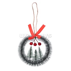 Новогоднее украшение "Новогодний венок" (12 см)