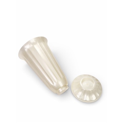 Ваза для цветов, 17 л, d=29 см, h=52 см, пластиковая, белая