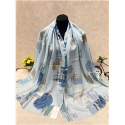 Легкий платок на голову и шею, мультицвет