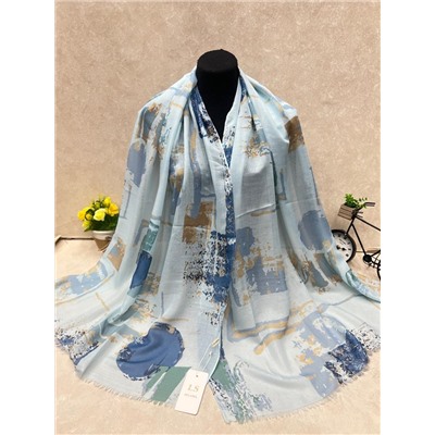 Легкий платок на голову и шею, мультицвет