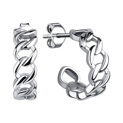 Серьги из серебра без вставки, Л-11928