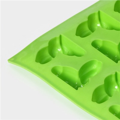 Форма для шоколада Доляна «Кролик», силикон, 30×23 см, 16 ячеек, МИКС