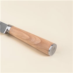 Нож кухонный хлебный SL Home «Калабрия», нержавеющая сталь, 20.5 см, бежевый