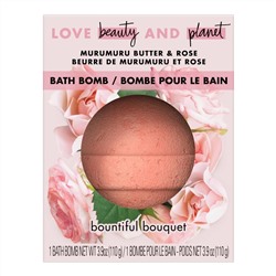 Love Beauty and Planet, Bath Bomb, Murumuru Butter & Rose, 3.9 oz (110 g)
