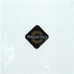 Бокалы для вина Magistro «Дарио», 500 мл, 7.3×25 см, набор 2 шт., стекло, изумрудные