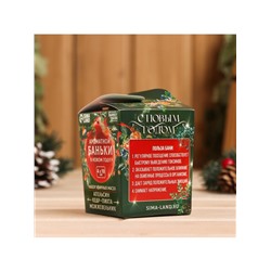 Новогодний набор эфирных масел «Ароматной баньки», в подарочной коробке, апельсин, кедр, пихта, можжевельник, 4 шт. по 10 мл