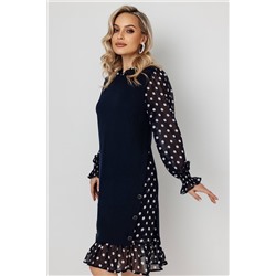 Платье женское  6165/17/Темно-синий