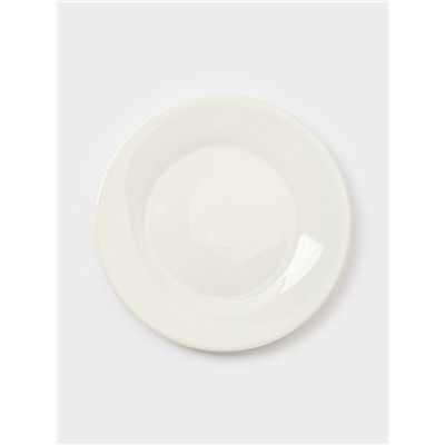 Тарелки Доляна White Label, набор 4 шт., d=20 см, фарфор, белые